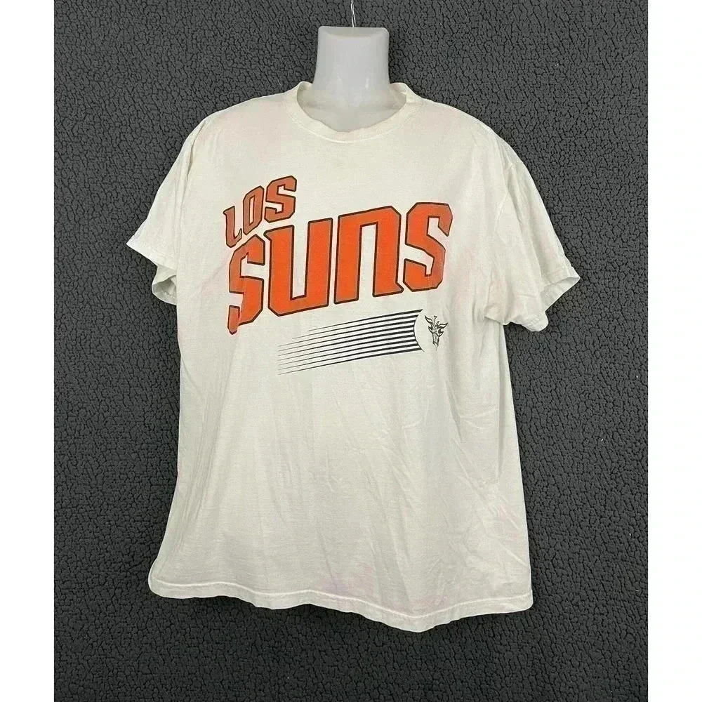 Los Suns‎ Phoenix Suns Basketball T-Shirt XL Men's 100% Cotton AZ Lottery Top